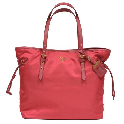 prada shopping tote tessuto large pink|prada nylon tote.